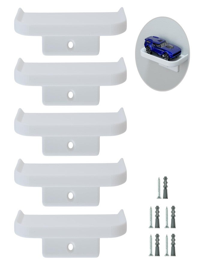matterform Model Car Wall Mount Shelf (5 Pack) for Hot Wheels & Matchbox | Floating Wall Display Compatible with 1/64 Scale Diecast Toy Cars | Holds Individual Model Cars - Image 1